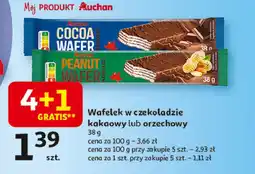 Auchan Wafelek kakaowy Auchan oferta