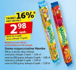 Auchan Guma rozpuszczalna wieloowocowa Mamba oferta