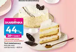 Auchan Tort śmietankowy mały oferta