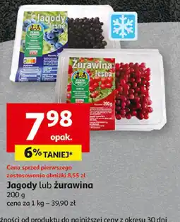 Auchan Jagody leśne Auchan pewni dobrego oferta