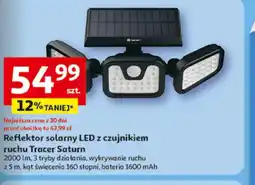 Auchan Reflektor solarny LED z czujnikiem ruchu Tracer Saturn oferta