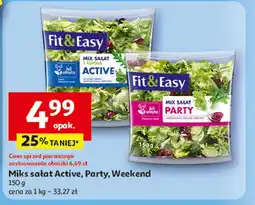 Auchan Mieszanka sałat active Fit & easy oferta