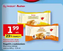 Auchan Rogal z nadzieniem waniliowo - kakaowym Auchan oferta