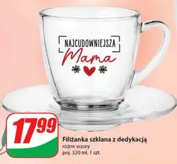 Dino Filiżanka szklana z dedykacją oferta