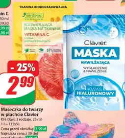 Dino Maseczka do twarzy w płachcie Clavier oferta
