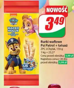 Dino Rurki waflowe Psi Patrol + tatuaż oferta