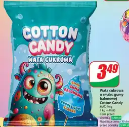 Dino Wata cukrowa o smaku gumy balonowej Cotton Candy oferta