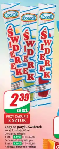 Dino Lody na patyku Swiderkek oferta