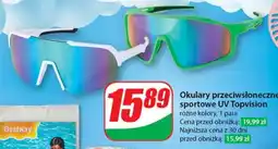 Dino Okulary przeciwsłoneczne sportowe UV Topvision oferta