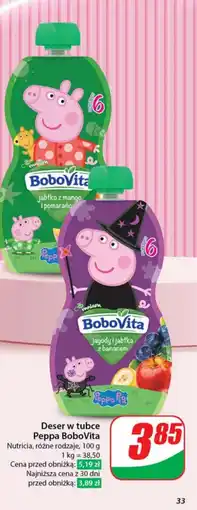 Dino Deser w tubce Peppa BoboVita oferta
