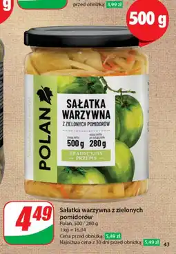 Dino Sałatka warzywna z zielonych pomidorów Polan oferta