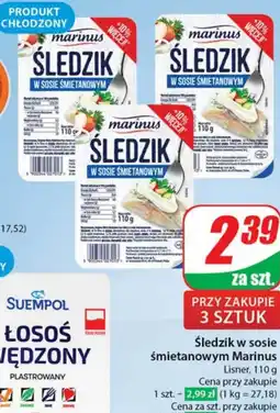 Dino Sledzik w sosie śmietanowym Marinus oferta