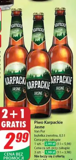 Dino Piwo Karpackie Jasne oferta