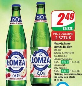 Dino Napój piwny Lomża Radler oferta