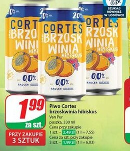 Dino Piwo Cortes brzoskwinia hibiskus oferta