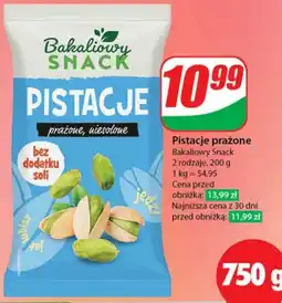 Dino Pistacje prażone Bakaliowy Snack oferta