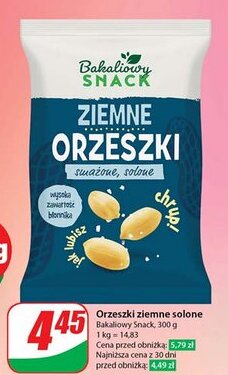 Dino Orzeszki ziemne solone Bakaliowy Snack oferta