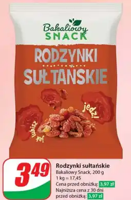 Dino Rodzynki sułtańskie Bakaliowy Snack oferta