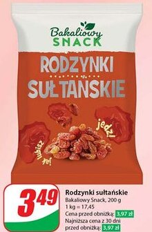Dino Rodzynki sułtańskie Bakaliowy Snack oferta