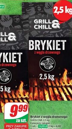 Dino Brykiet z węgla drzewnego Grill & Chill oferta