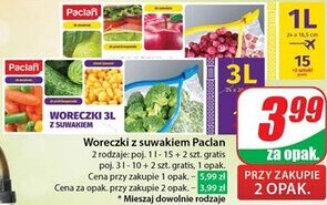 Dino Woreczki z suwakiem Paclan oferta