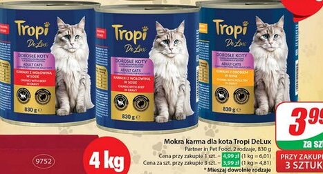 Dino Mokra karma dla kota Tropi DeLux oferta