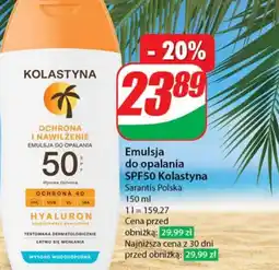 Dino Emulsja do opalania SPF50 Kolastyna oferta