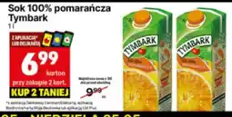 Delikatesy Centrum Sok 100% pomarańcza Tymbark oferta