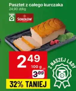 Delikatesy Centrum Pasztet z całego kurczaka oferta