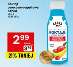 Delikatesy Centrum Koktajl owocowo-jogurtowy Kanka oferta