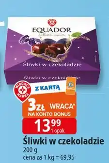 E.Leclerc Śliwki w czekoladzie Wiodąca Marka Equador oferta