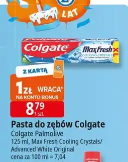 E.Leclerc Pasta do zębów Colgate Advanced White oferta