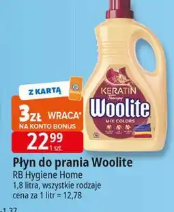 E.Leclerc Płyn do prania mix colors Woolite Keratin oferta