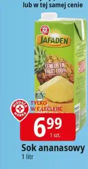 E.Leclerc Sok ananas Wiodąca Marka Jafaden oferta