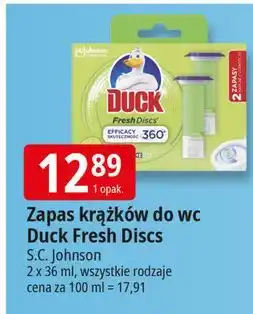 Krążki żelowe lime - zapas Duck Fresh Discs