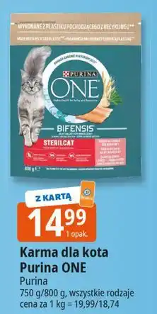 E.Leclerc Karma dla kota sterilcat wołowina i pszenica Purina One oferta
