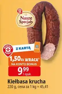 E.Leclerc Kiełbasa krucha Wiodąca Marka Nasze Specjały oferta