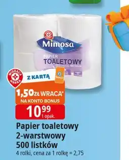 E.Leclerc Papier toaletowy biały Wiodąca Marka Mimosa oferta