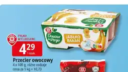 E.Leclerc Przecier jabłko-banan Wiodąca Marka Douceur Du Verger oferta