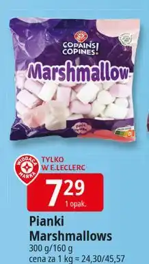 E.Leclerc Marshmallow waniliowe Wiodąca Marka Copains Copines oferta