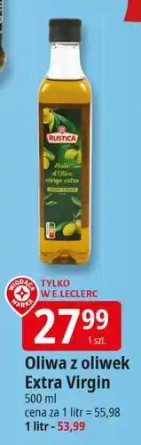 E.Leclerc Oliwa z oliwek extra virgin Wiodąca Marka Rustica oferta