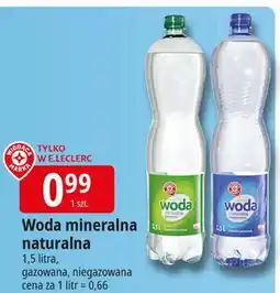 E.Leclerc Woda niegazowana Wiodąca Marka oferta