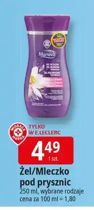 E.Leclerc Żel pod prysznic płatki orientu Wiodąca Marka Manava oferta