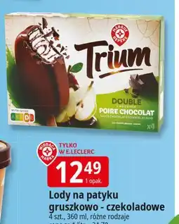E.Leclerc Lody double gruszkowe Wiodąca Marka Trium oferta