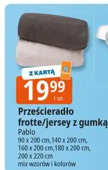 E.Leclerc Prześcieradło z gumką jersey 180 x 200 cm Pablo oferta