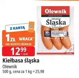 E.Leclerc Kiełbasa śląska z szynki Olewnik oferta