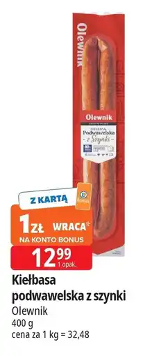 E.Leclerc Kiełbasa podwawelska Olewnik oferta