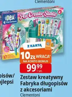 E.Leclerc Zestaw kreatywny idea fabryka długopisów z akcesoriami Clementoni oferta
