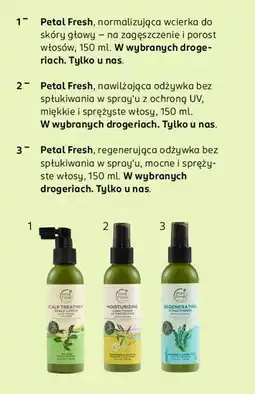 Rossmann Odżywka do włosów regenerująca seaweed & argan oil Petal Fresh Pure oferta