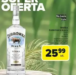 Carrefour Wódka Żubrówka Biała oferta